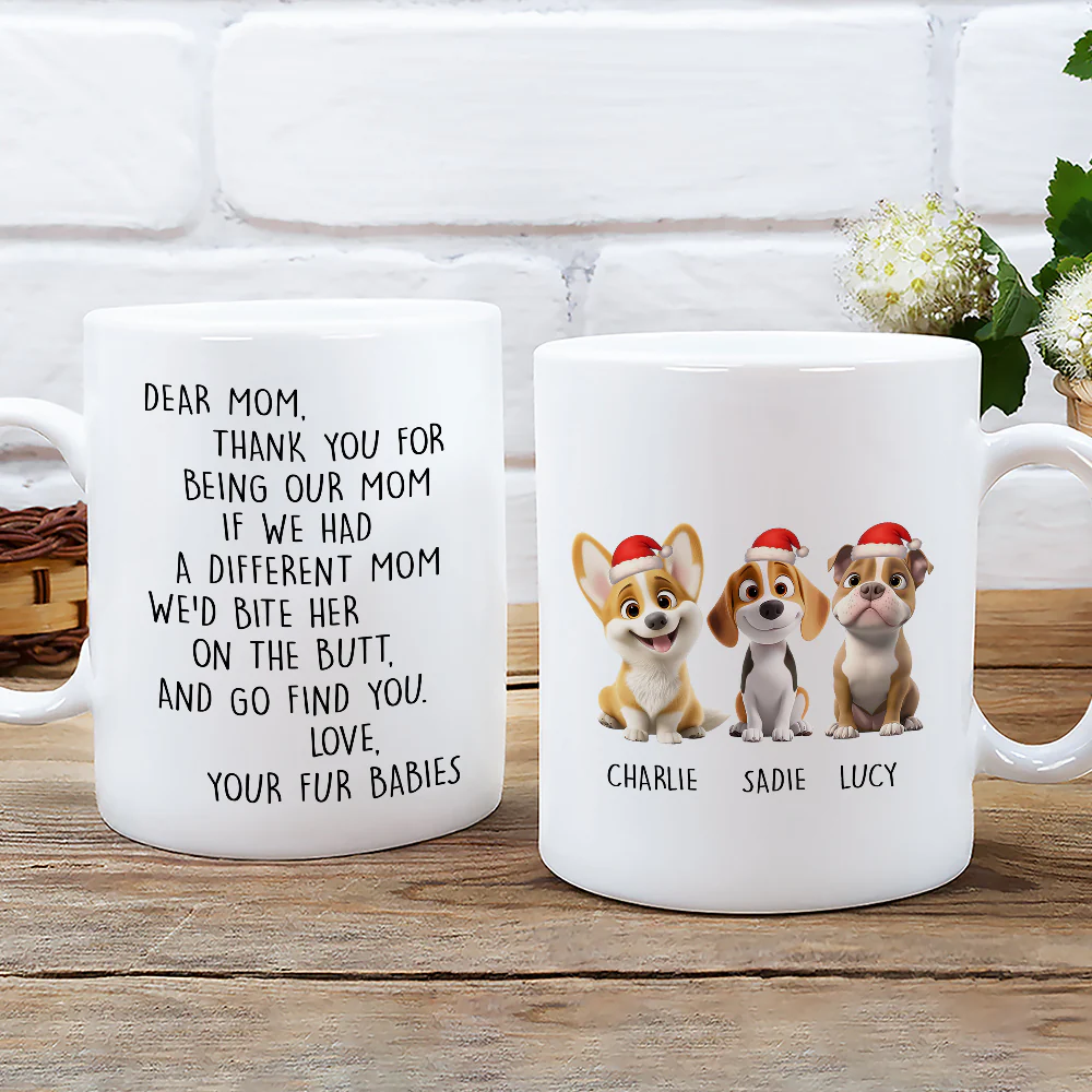 Favorite Human Cartoon Christmas - Personalized Custom Coffee Mug - Image 2