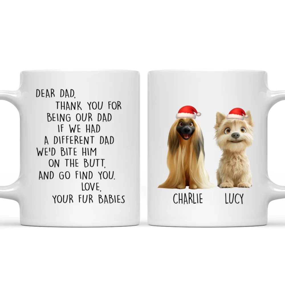 Favorite Human Cartoon Christmas Ver Pet - Personalized Custom Coffee Mug - Image 6