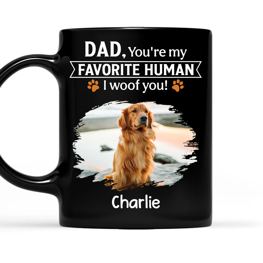 Favorite Human Of Dog Butt Photo - Personalized Custom Coffee Mug