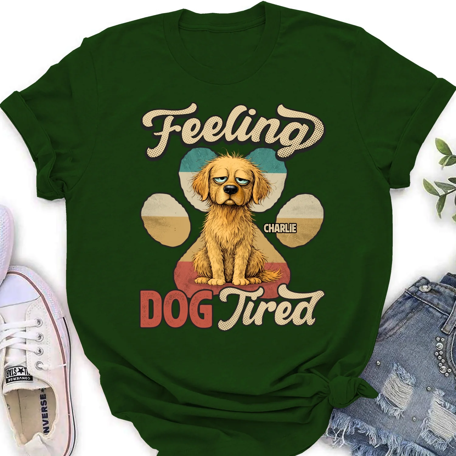 Feeling Tired Tired - Personalized Custom Women's T-shirt - Image 8