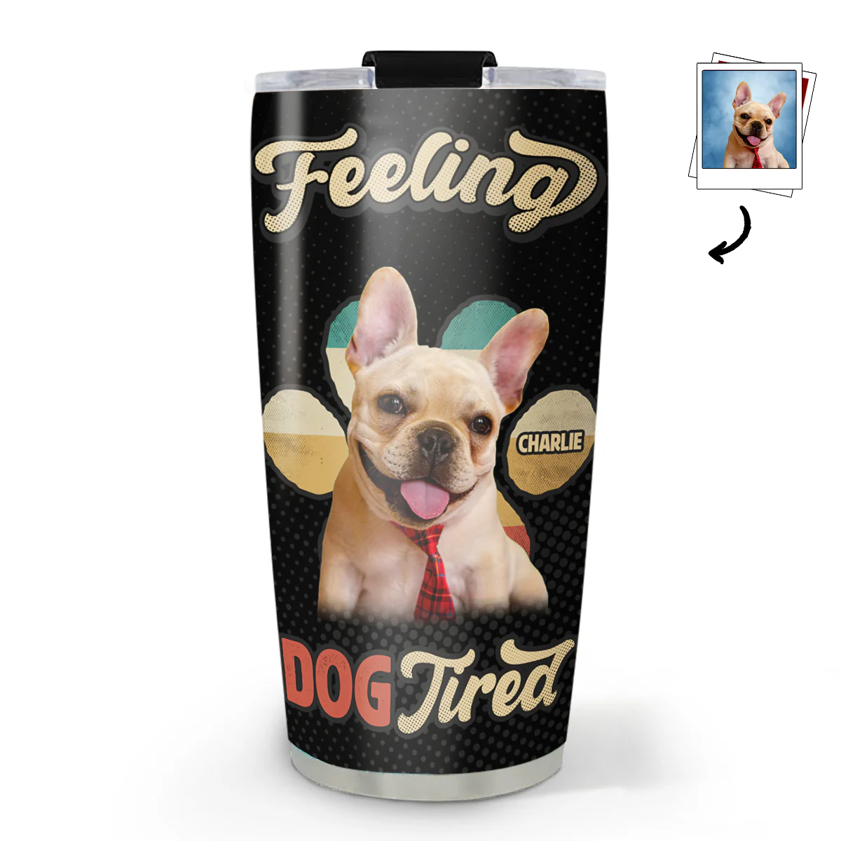 Feeling Tired Tired Photo - Personalized Custom Tumbler