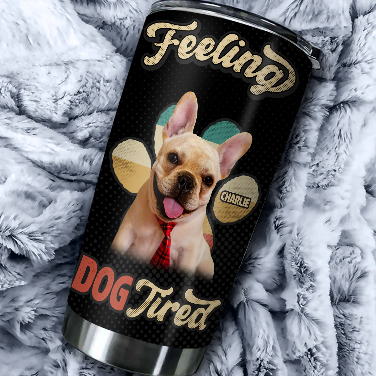 Feeling Tired Tired Photo - Personalized Custom Tumbler - Image 3