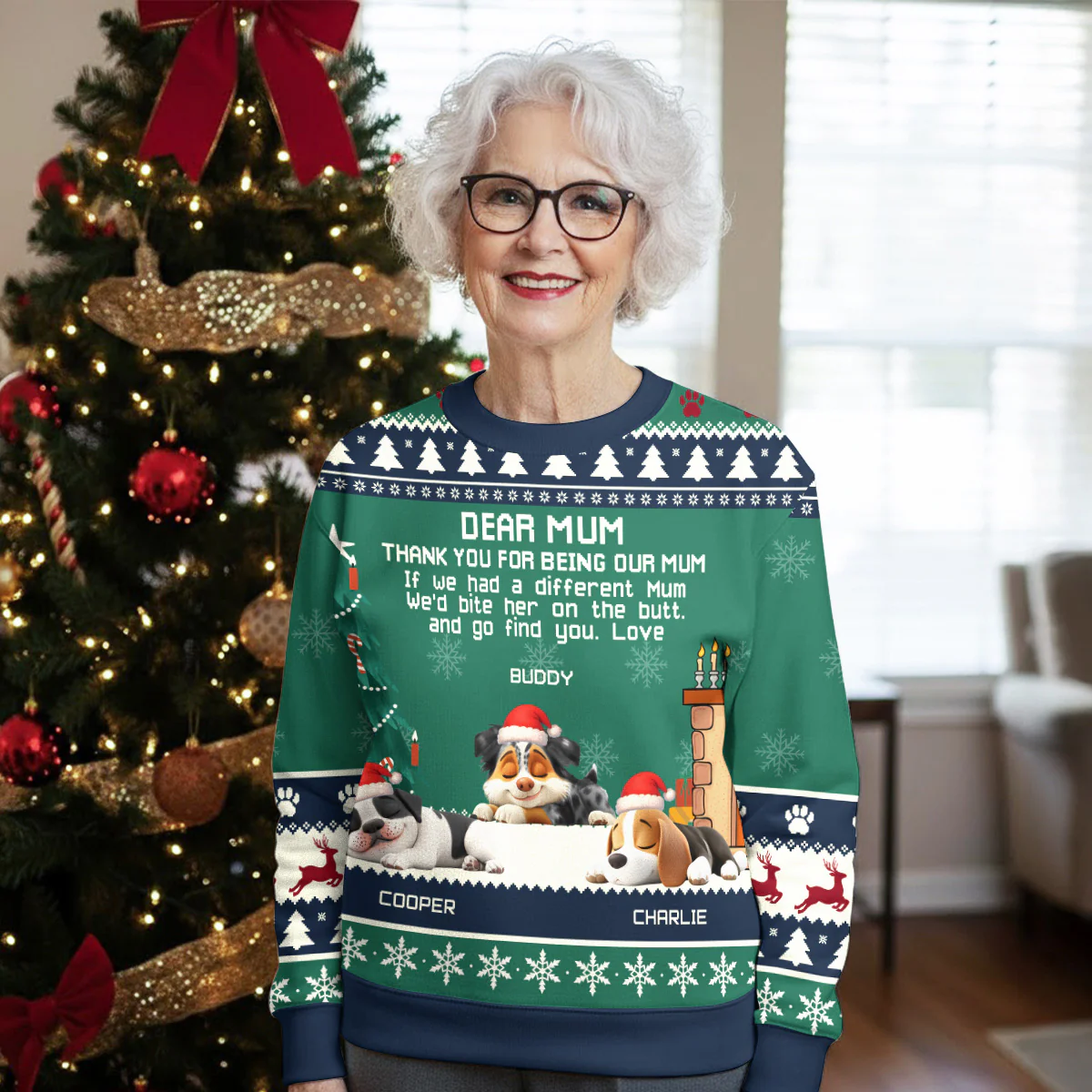 Find You Soon - Personalized Custom All-Over-Print Sweatshirt - Image 3