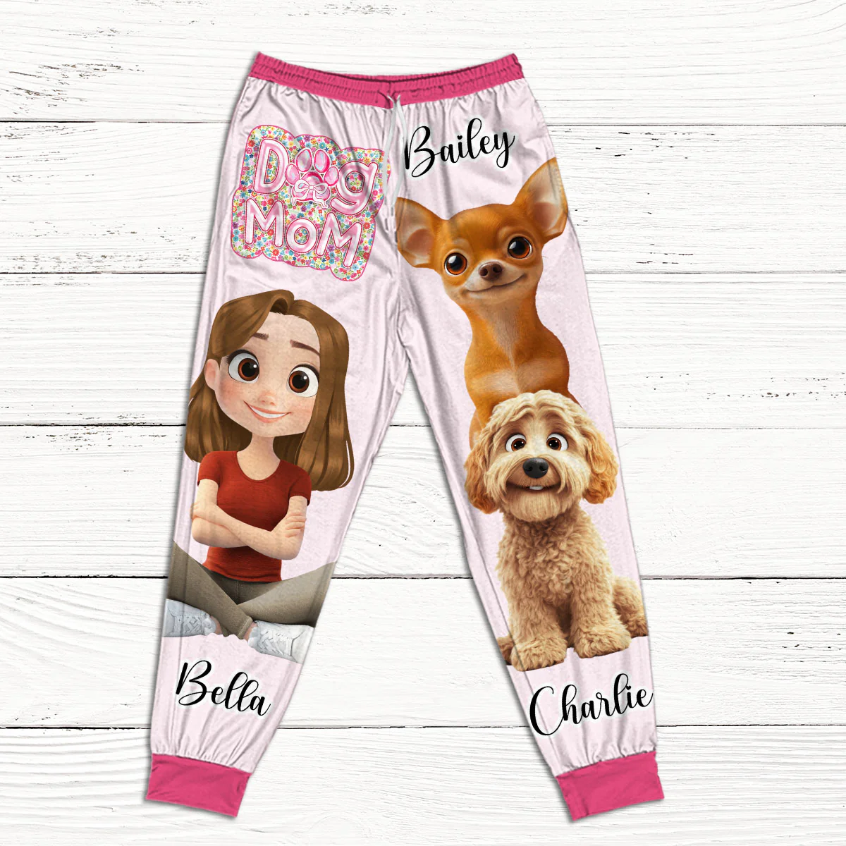 Flowering In You - Personalized Custom Pajama Pants - Image 2