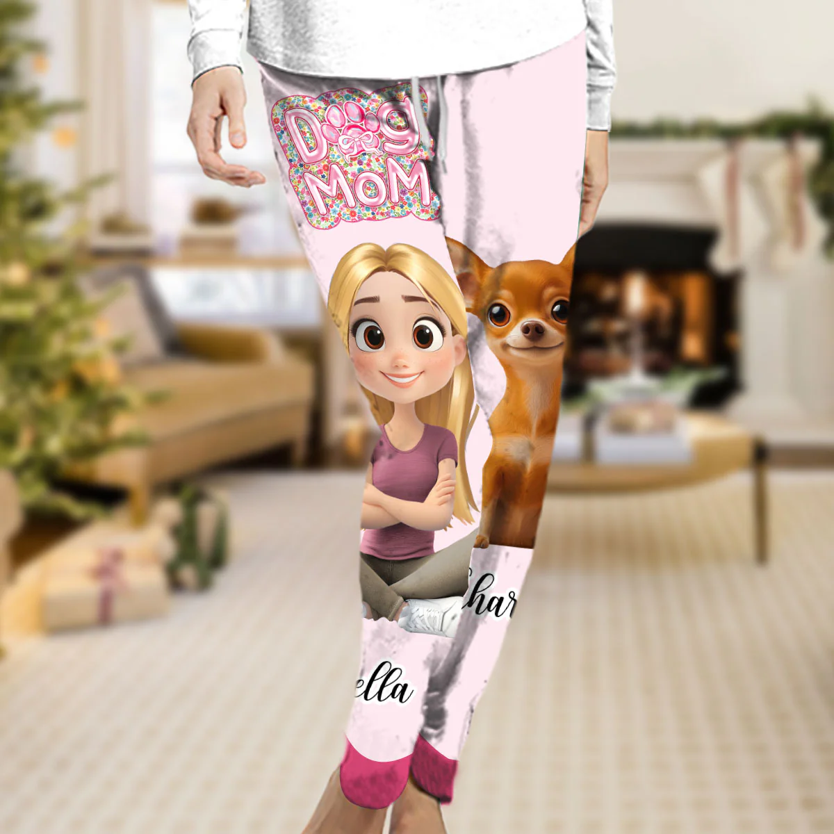 Flowering In You - Personalized Custom Pajama Pants - Image 4