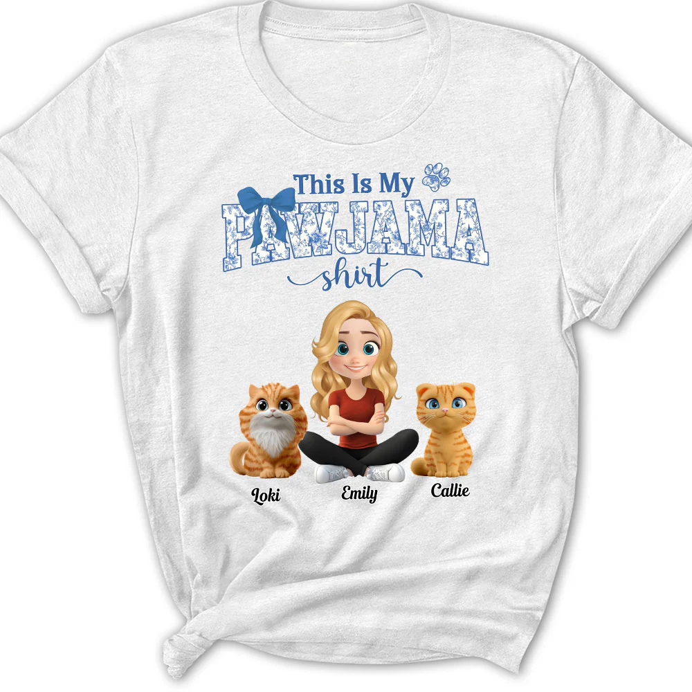 Flowery Sleep Shirt - Personalized Custom Women T-Shirt