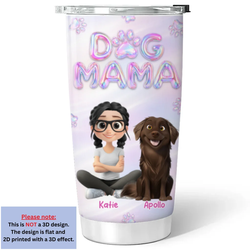 Flying Into Bubble Planet - Personalized Custom 3D Effect Tumbler - Image 5
