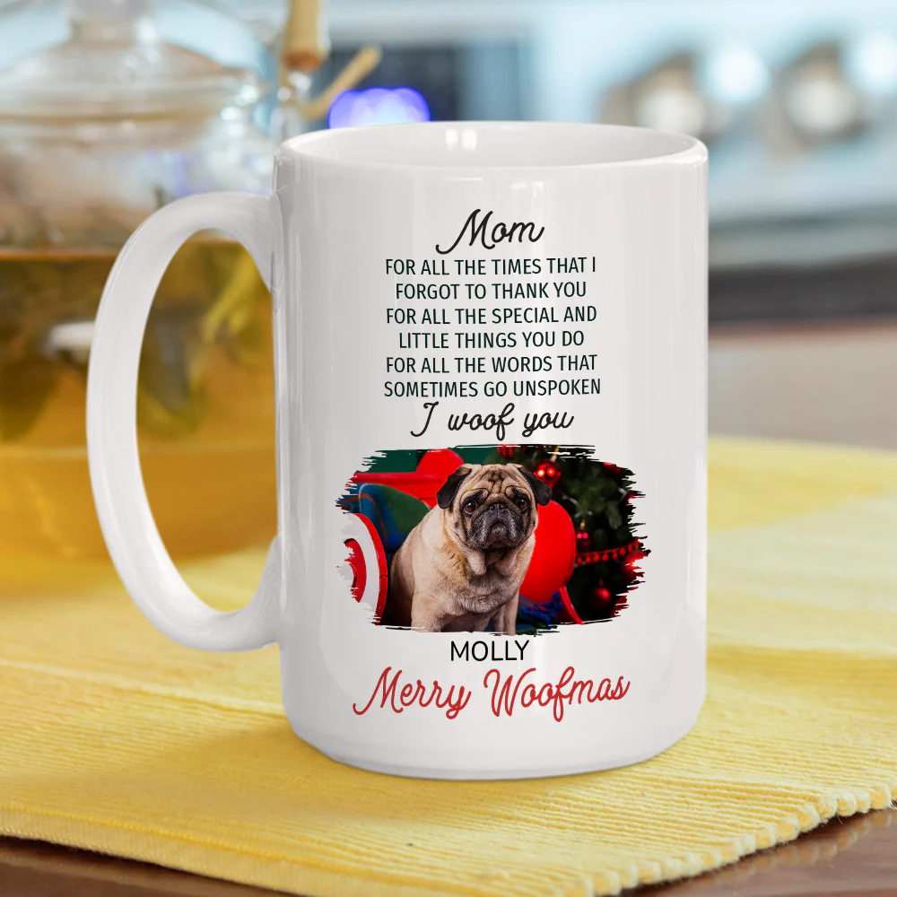 For All The Times Photo - Personalized Custom Coffee Mug - Image 3