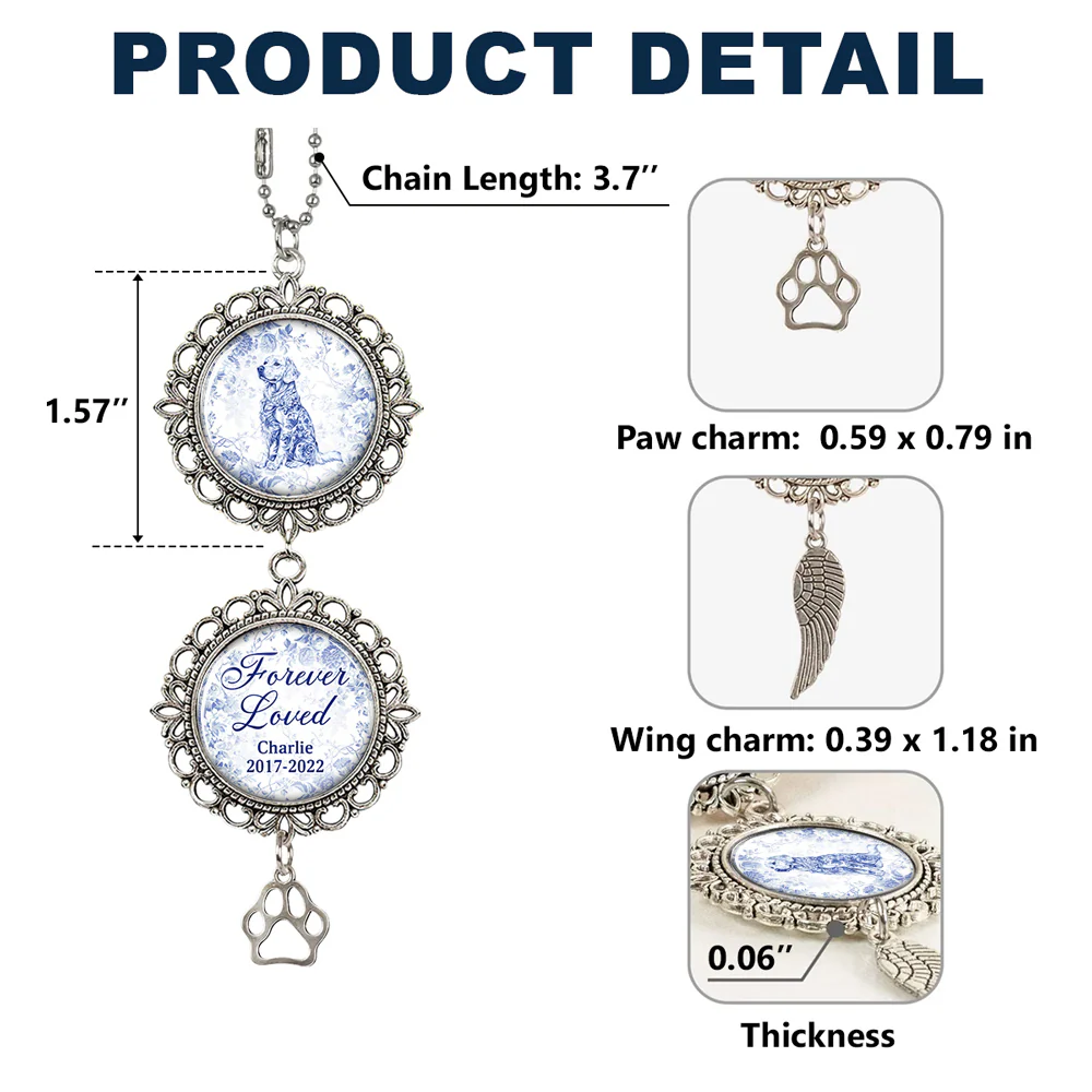 Forever Loved - Personalized Custom Charming Ornament - Image 5