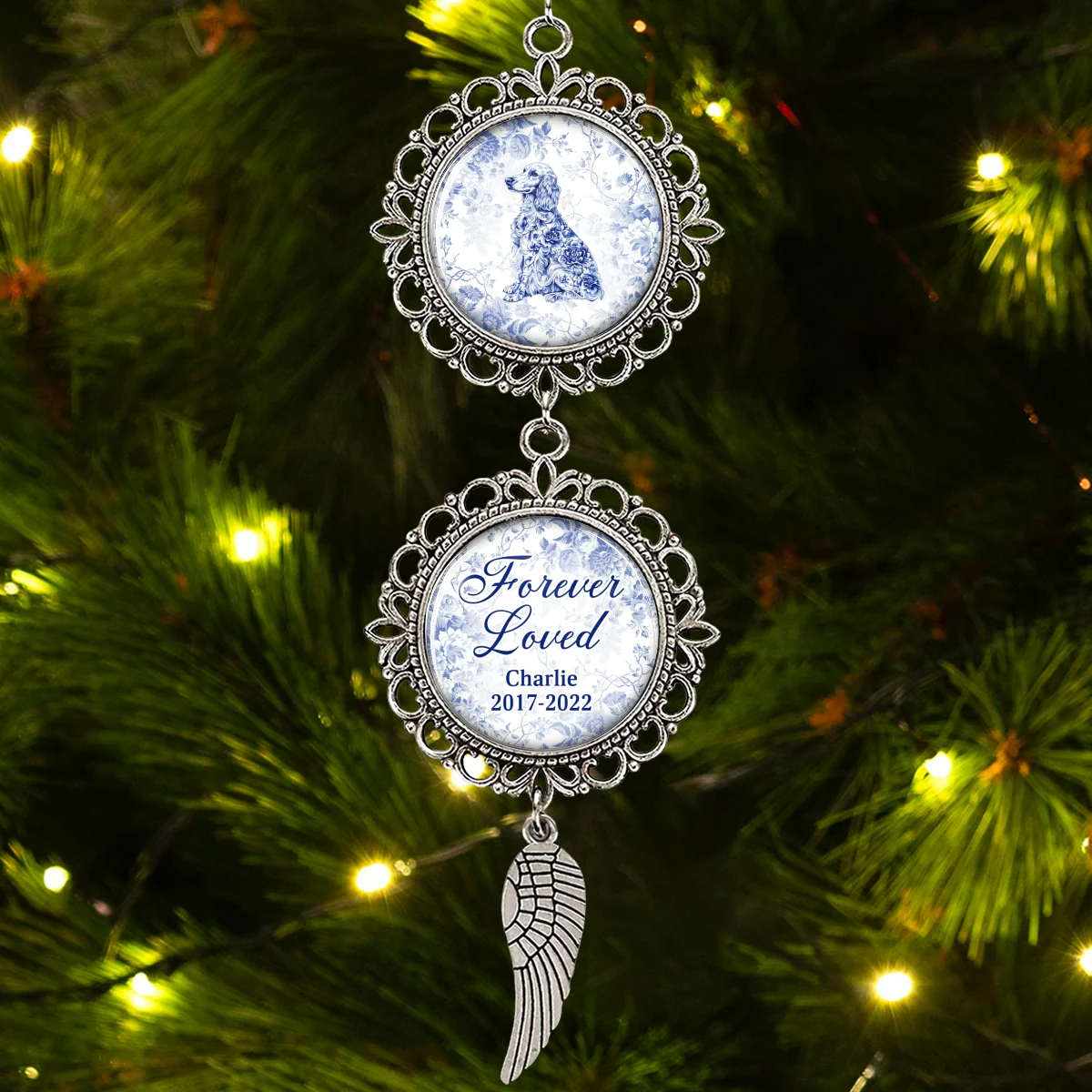 Forever Loved - Personalized Custom Charming Ornament - Image 7