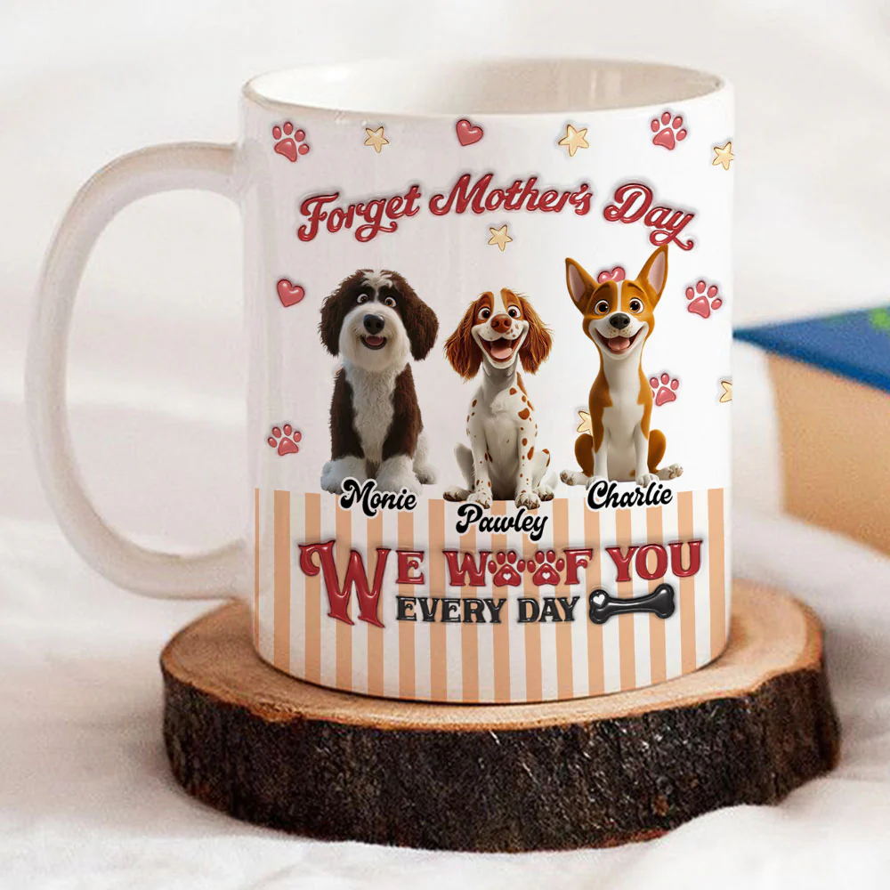 Forget It - Personalized Custom 3D Inflated Effect Coffee Mug - Image 2