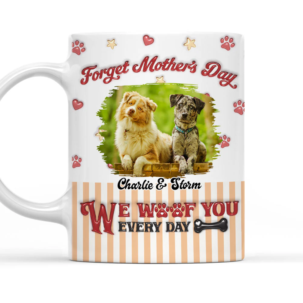 Forget It Photo - Personalized Custom 3D Inflated Effect Coffee Mug