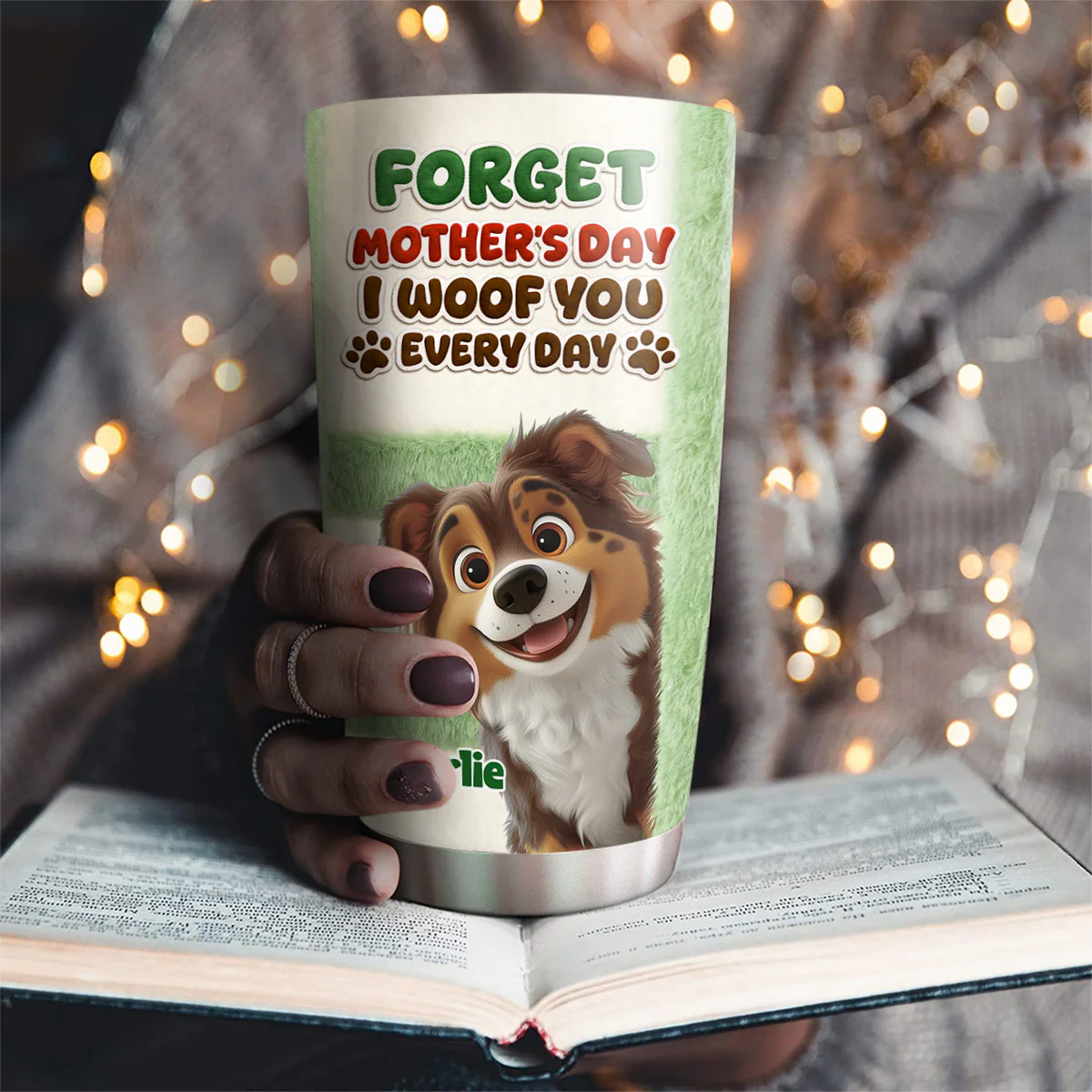 Forget That Day - Personalized Custom 3D Inflated Effect Tumbler - Image 3