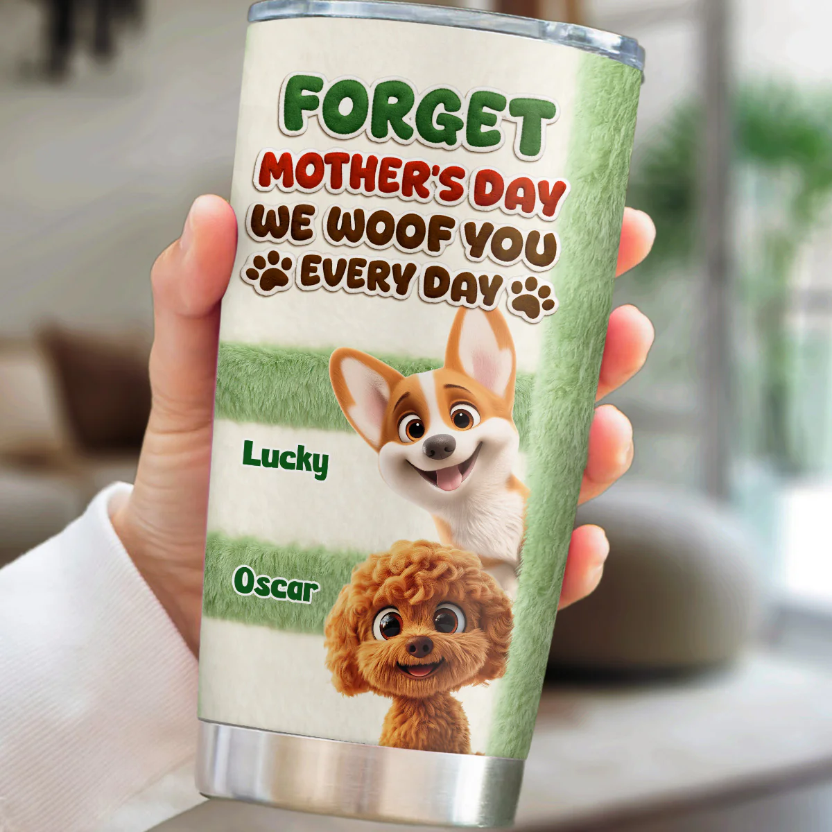 Forget That Day - Personalized Custom 3D Inflated Effect Tumbler - Image 4