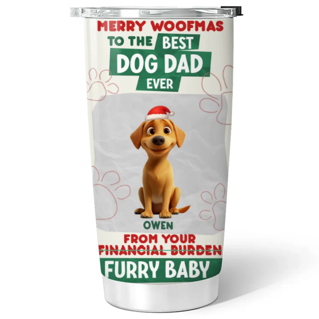 From My Dog - Personalized Custom Tumbler - Image 6