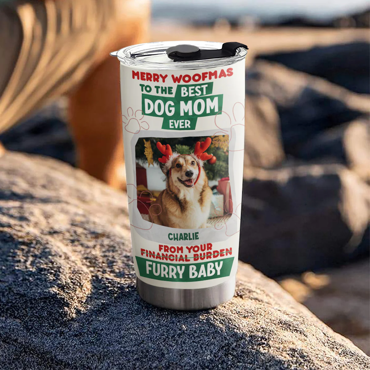 From My Dog Photo - Personalized Custom Tumbler - Image 2
