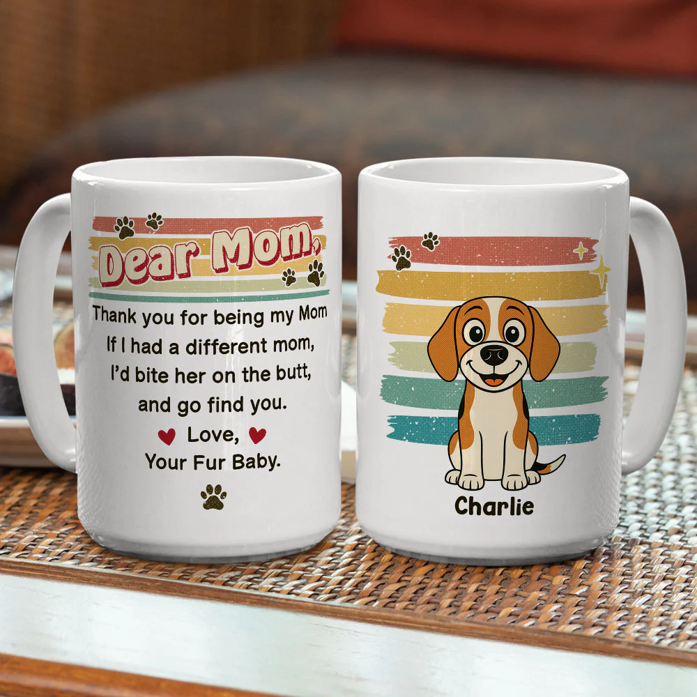 From Your Fur Baby - Personalized Custom Coffee Mug - Image 4