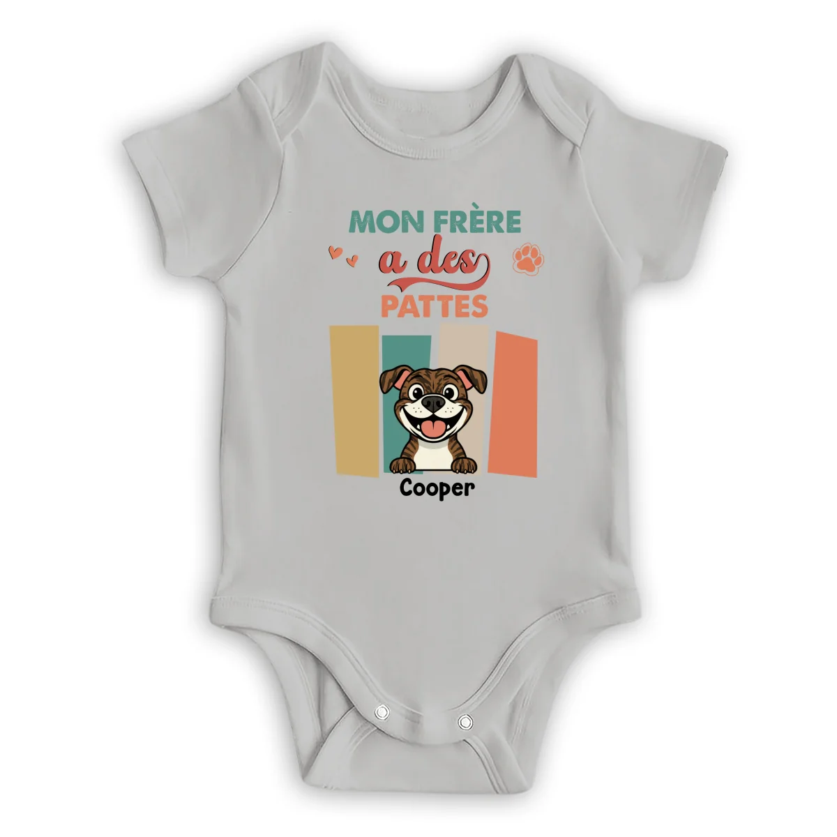 Frères Et Sœurs Avec Des Pattes - Body Bébé Personnalisé - Image 7