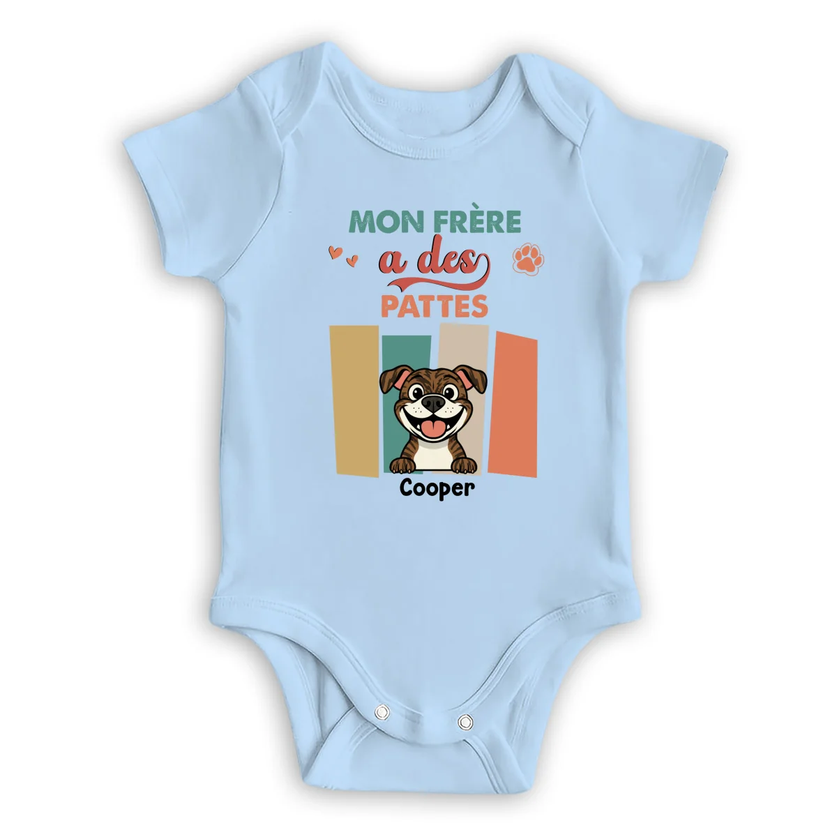 Frères Et Sœurs Avec Des Pattes - Body Bébé Personnalisé - Image 8
