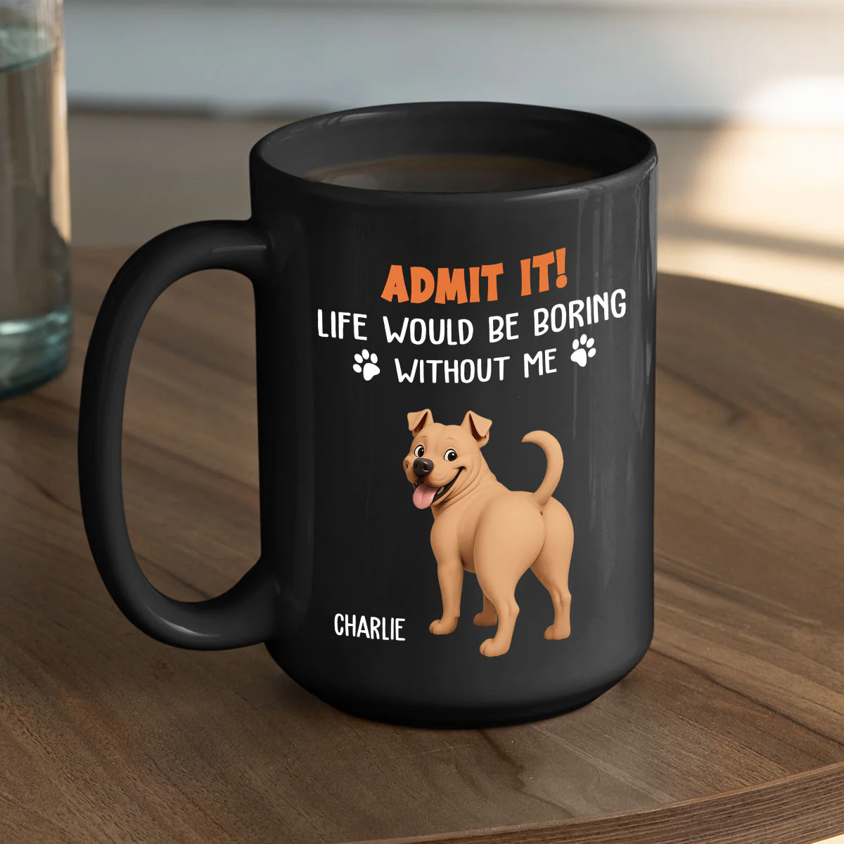 Funny Butt Admit It - Personalized Custom Coffee Mug - Image 5