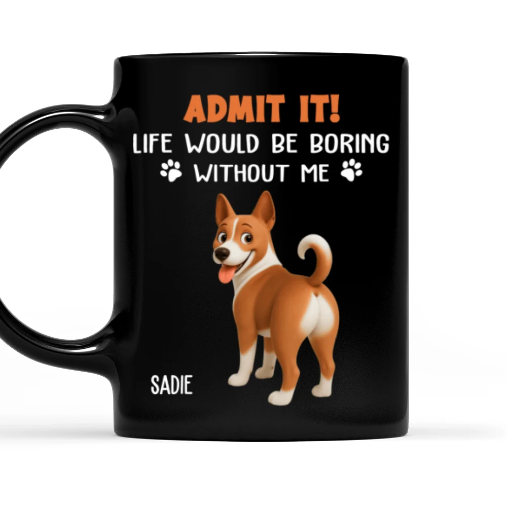 Funny Butt Admit It - Personalized Custom Coffee Mug - Image 7