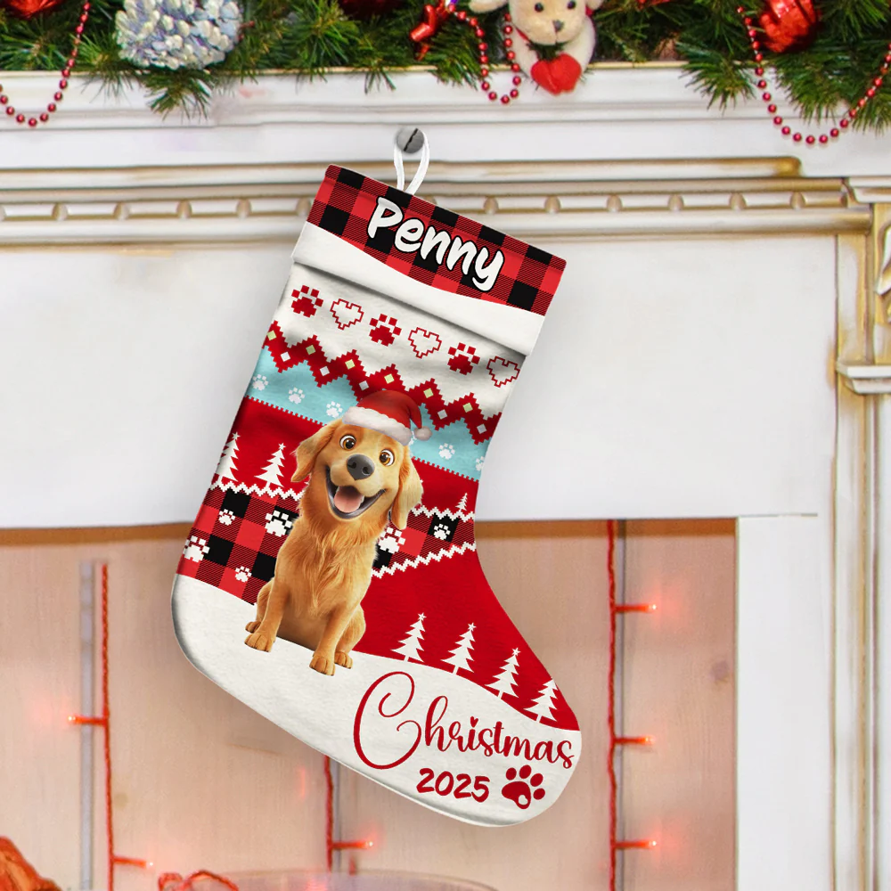Funny Christmas This Year - Personalized Custom Christmas Stocking - Image 3