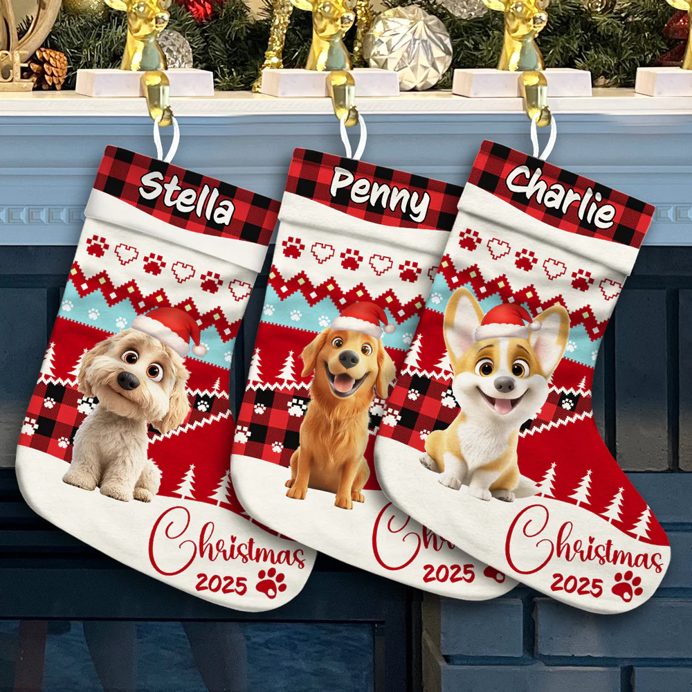 Funny Christmas This Year - Personalized Custom Christmas Stocking - Image 4