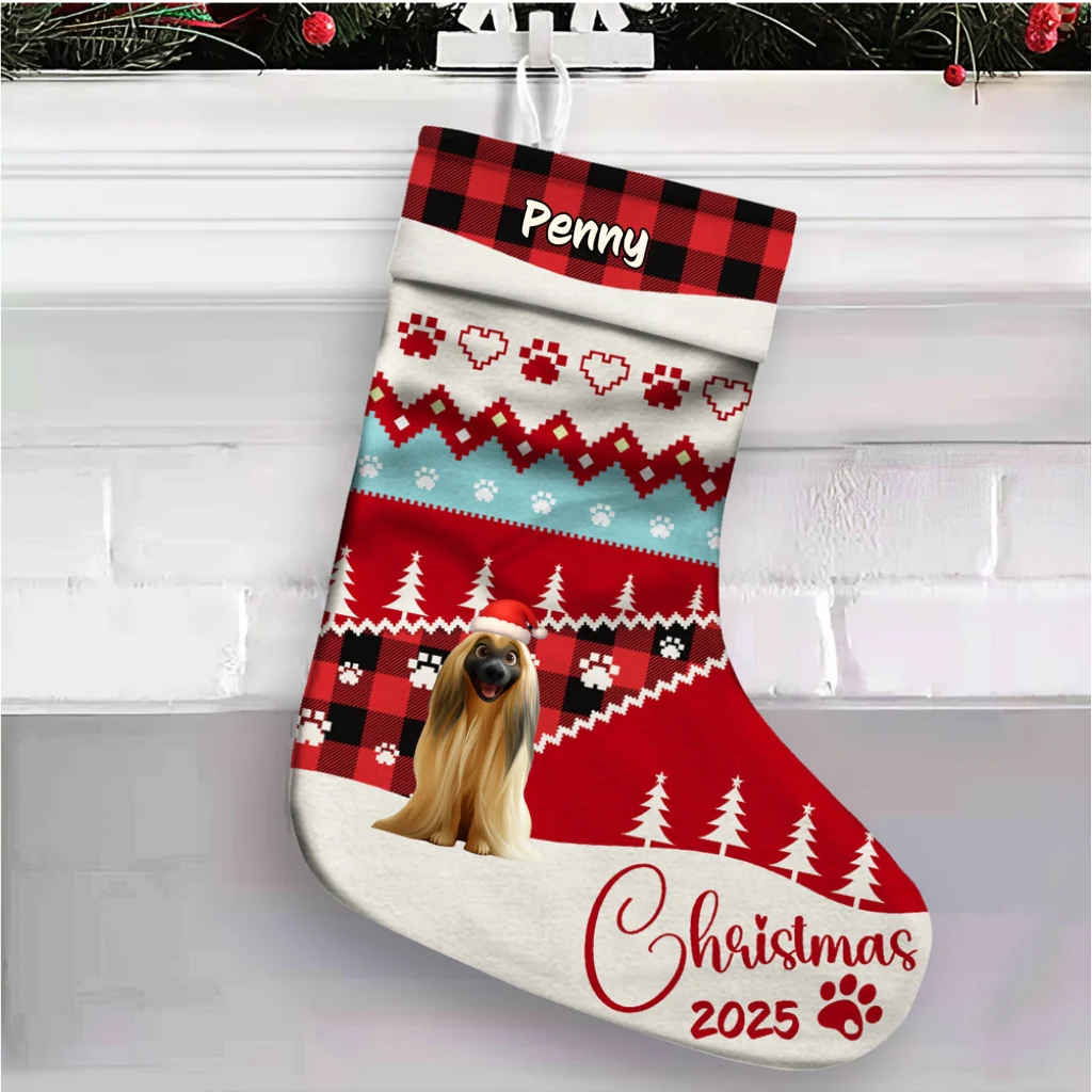 Funny Christmas This Year - Personalized Custom Christmas Stocking - Image 6