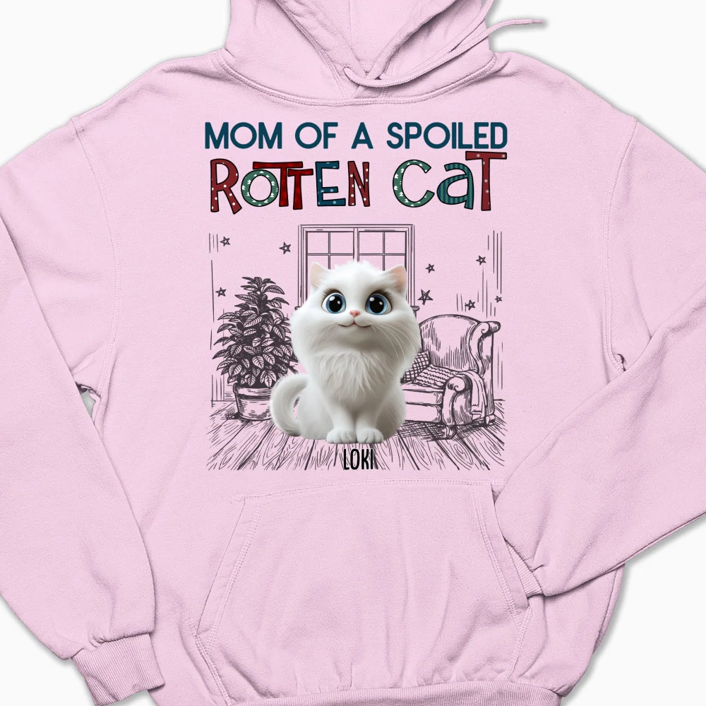 Funny Mom Dad Cat Normal - Personalized Custom Hoodie - Image 4