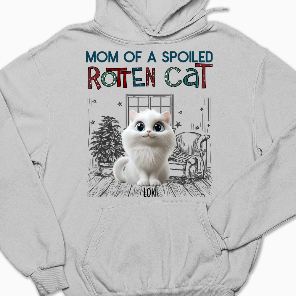 Funny Mom Dad Cat Normal - Personalized Custom Hoodie - Image 7