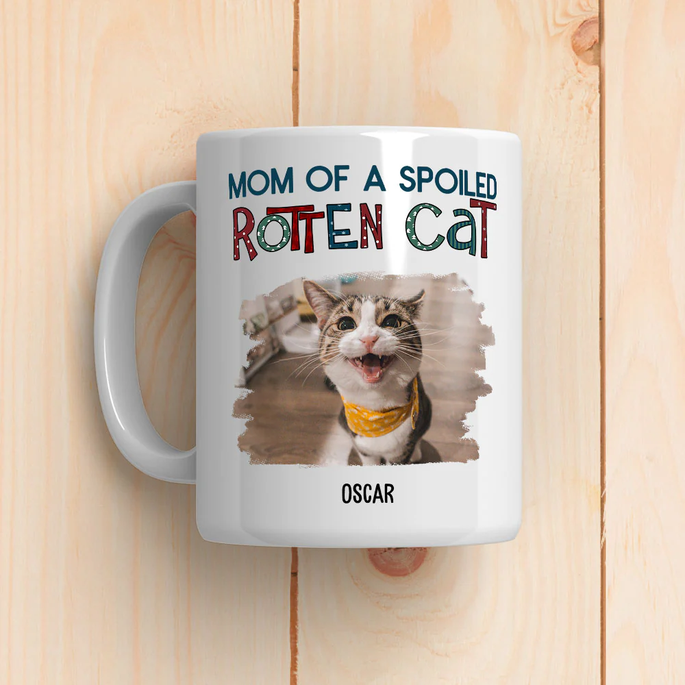 Funny Mom Dad Cat Normal Photo - Personalized Custom Coffee Mug