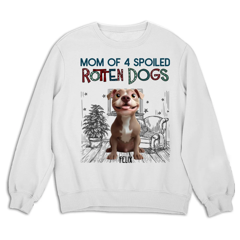 Funny Mom Dad Dog Normal - Personalized Custom Sweatshirt - Image 4