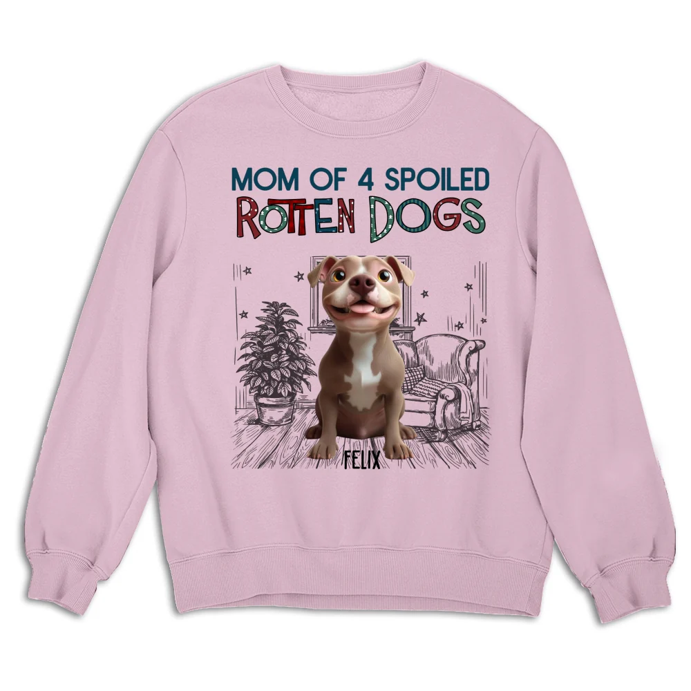 Funny Mom Dad Dog Normal - Personalized Custom Sweatshirt - Image 5