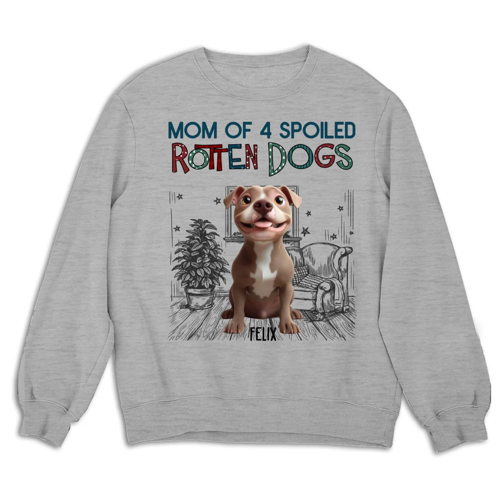 Funny Mom Dad Dog Normal - Personalized Custom Sweatshirt - Image 6