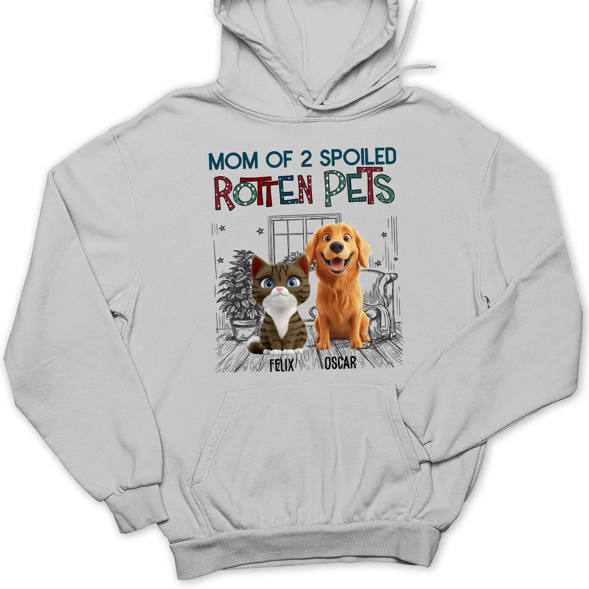 Funny Mom Dad Pet Normal - Personalized Custom Hoodie