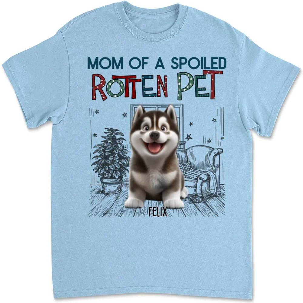 Funny Mom Dad Pet Normal - Personalized Custom Unisex T-shirt - Image 6