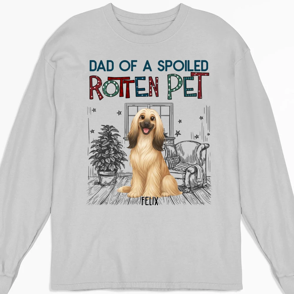 Funny Mom Dad Storybook Pet - Personalized Custom Long Sleeve T-Shirt - Image 3