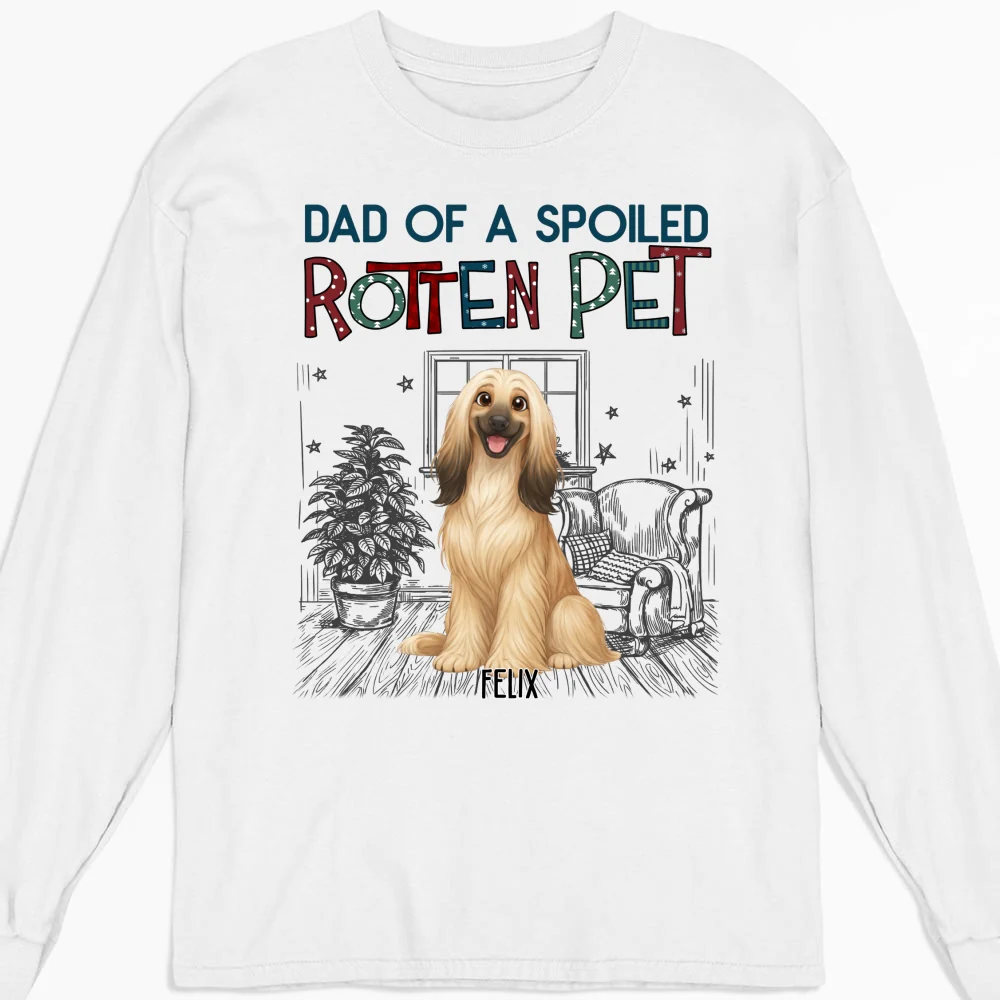 Funny Mom Dad Storybook Pet - Personalized Custom Long Sleeve T-Shirt - Image 4