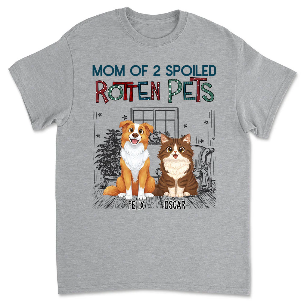 Funny Mom Dad Storybook Pet - Personalized Custom Unisex T-Shirt