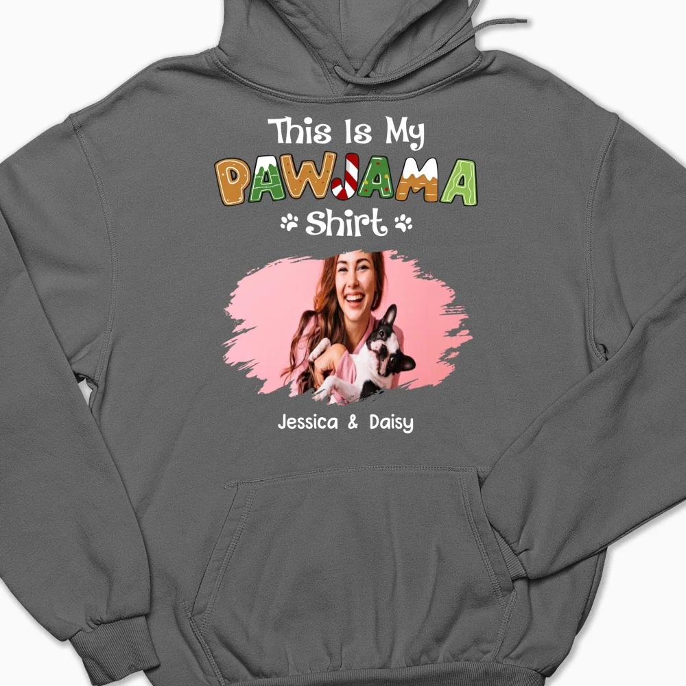 Funny Pawjama Shirt Cartoon Photo - Personalized Custom Hoodie - Image 11