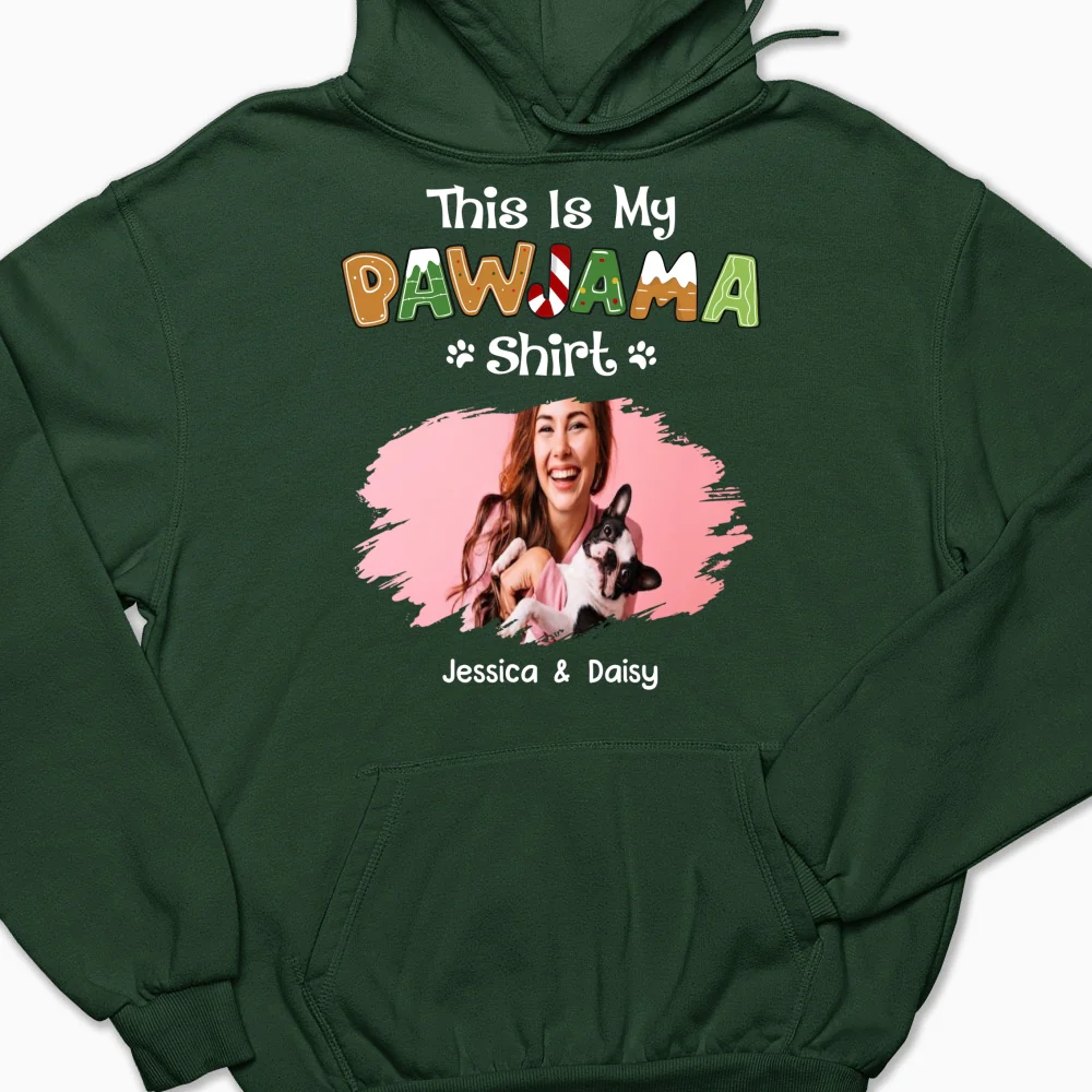 Funny Pawjama Shirt Cartoon Photo - Personalized Custom Hoodie - Image 9