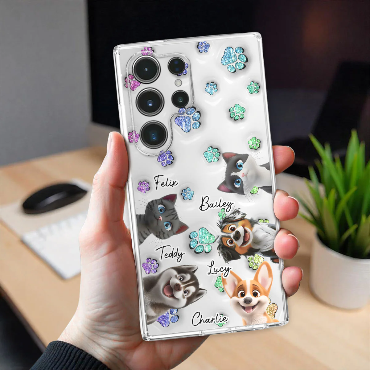 Fur Baby - Personalized Custom 3D Inflated Effect Phone Case - Image 3