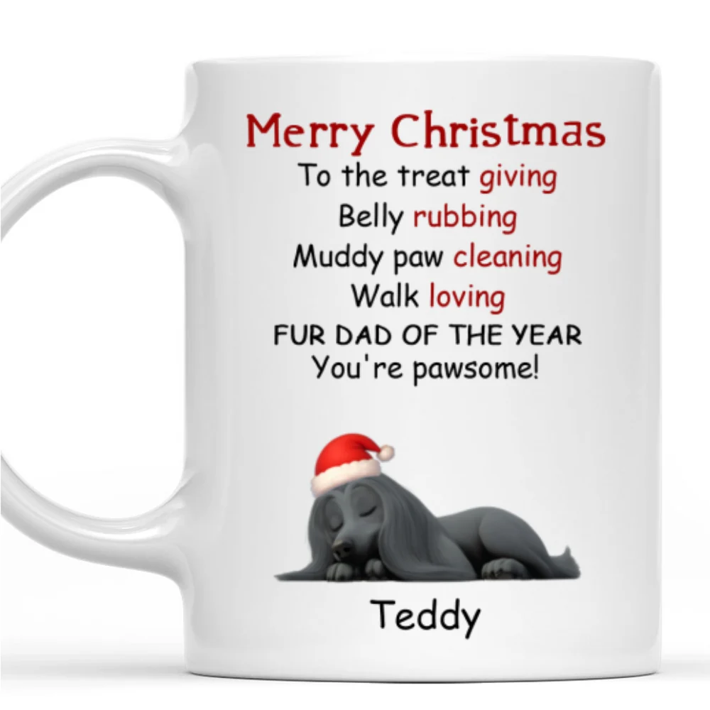 Fur Mom Dad Of The Year - Personalized Custom Coffee Mug - Image 7