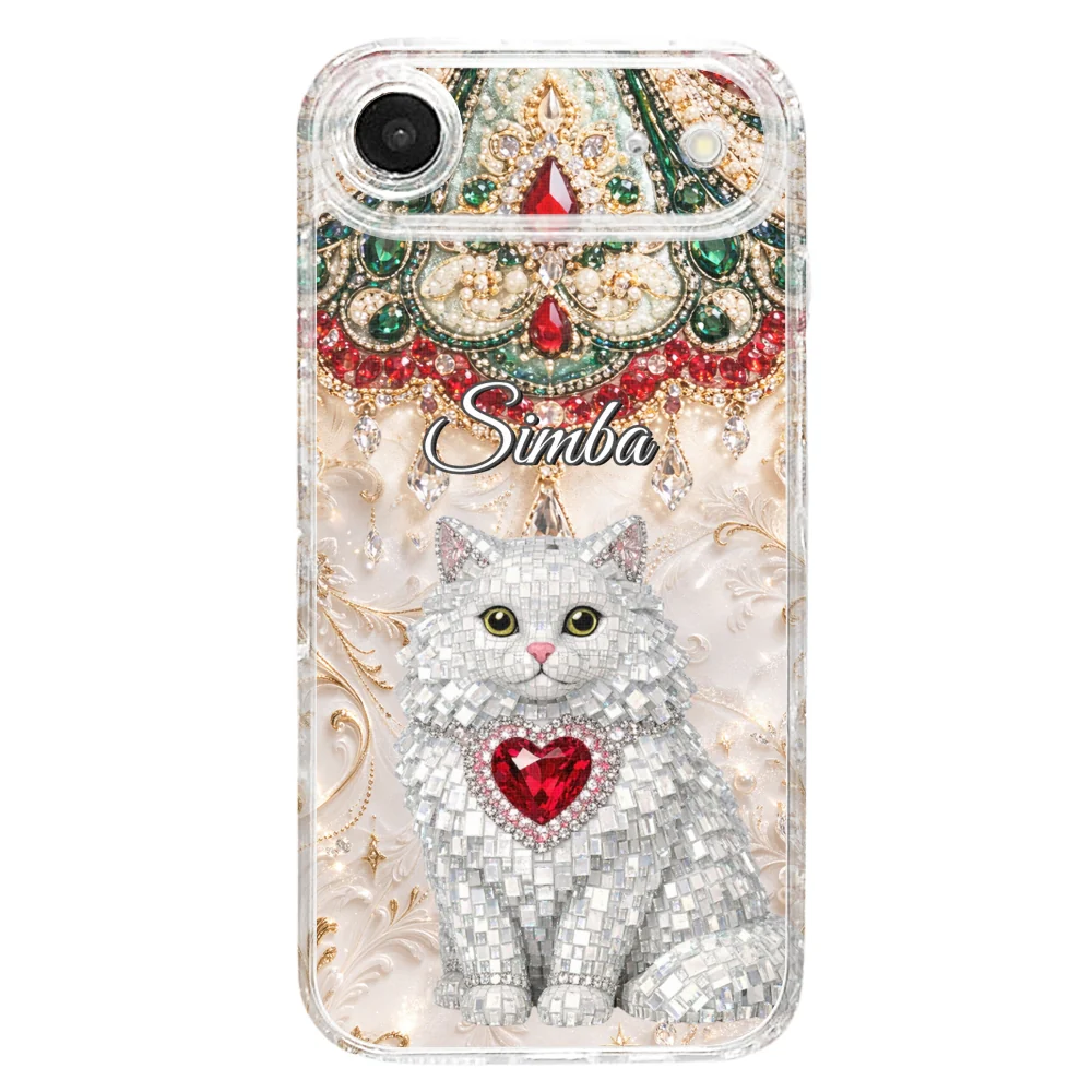 Gemstone Cute Cat - Personalized Custom Phone Case - Image 29