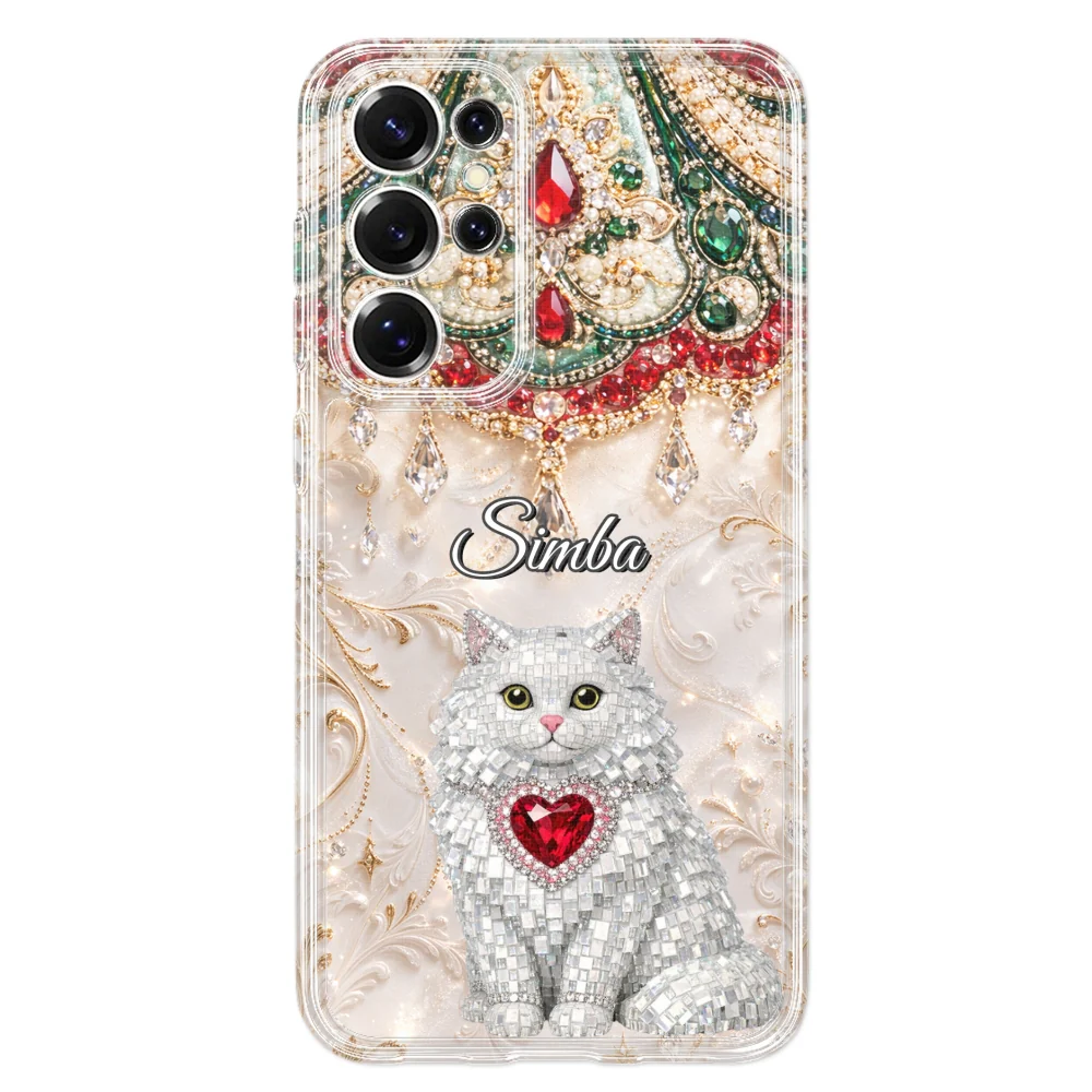 Gemstone Cute Cat - Personalized Custom Phone Case - Image 36