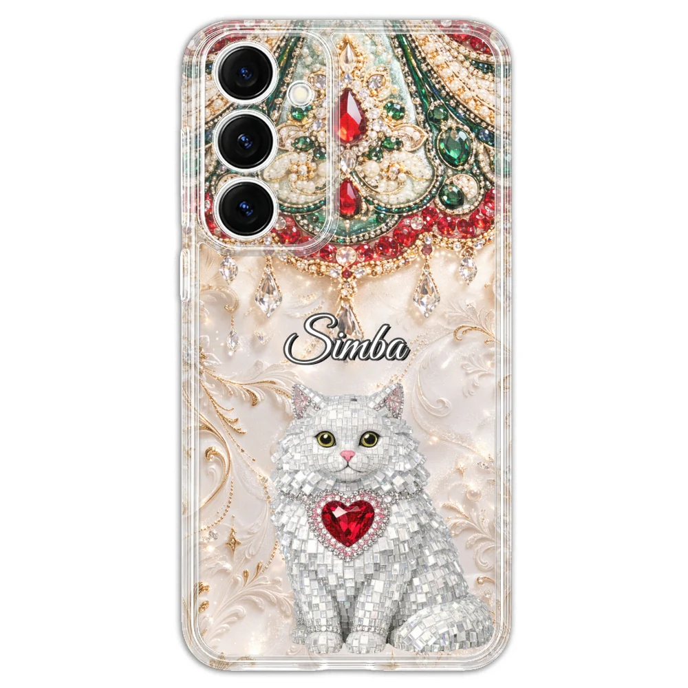 Gemstone Cute Cat - Personalized Custom Phone Case - Image 37