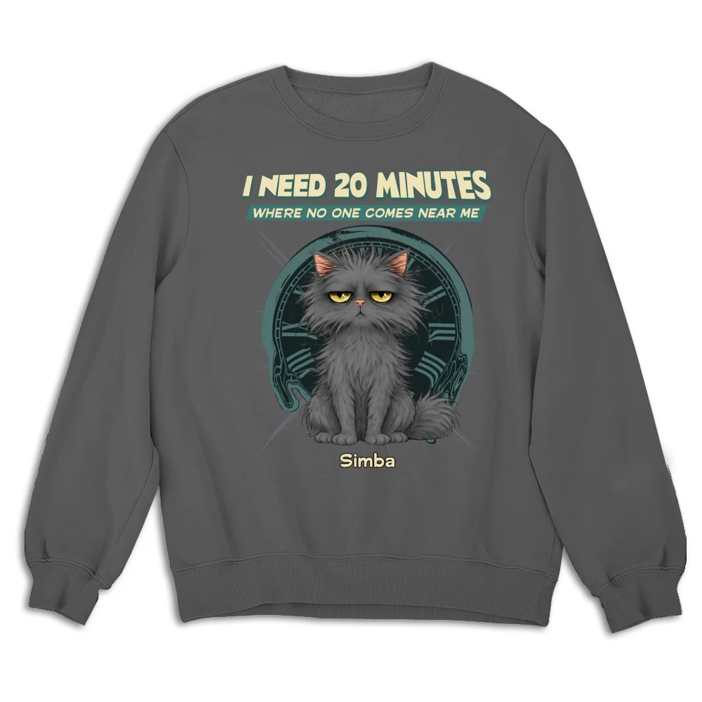 Give Me 20 Minutes Alone - Personalized Custom Sweatshirt - Image 7