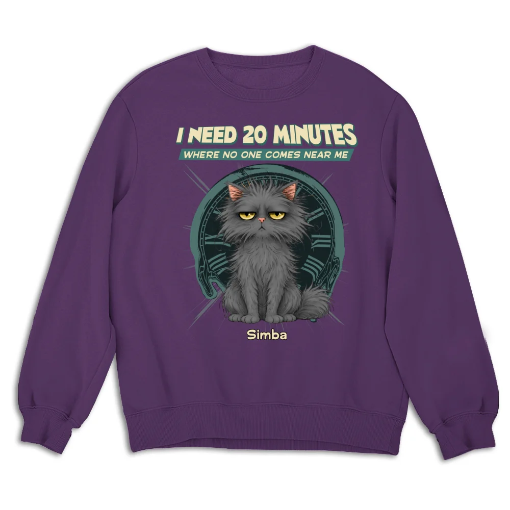 Give Me 20 Minutes Alone - Personalized Custom Sweatshirt - Image 8