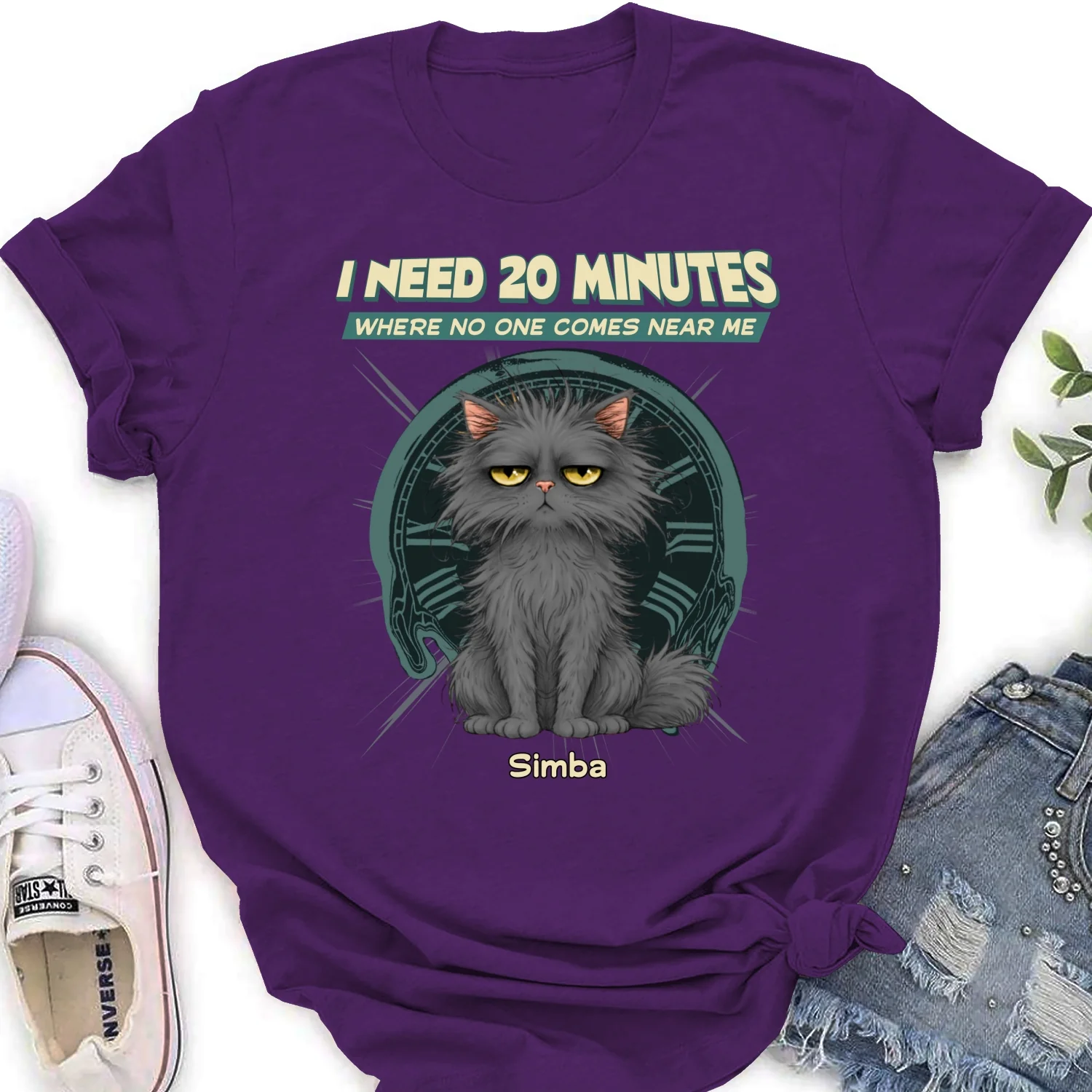 Give Me 20 Minutes Alone - Personalized Custom Women's T-shirt - Image 10
