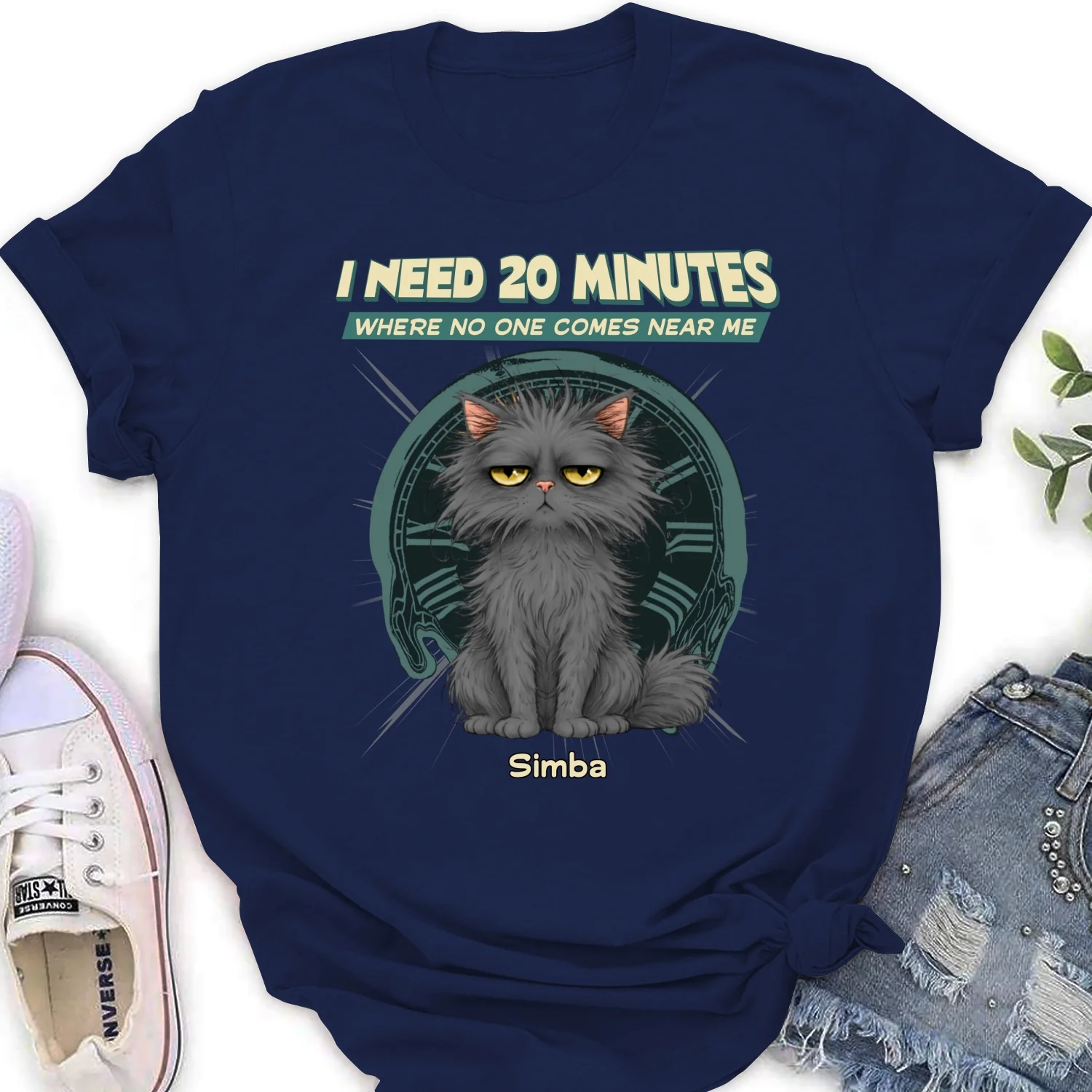 Give Me 20 Minutes Alone - Personalized Custom Women's T-shirt - Image 7